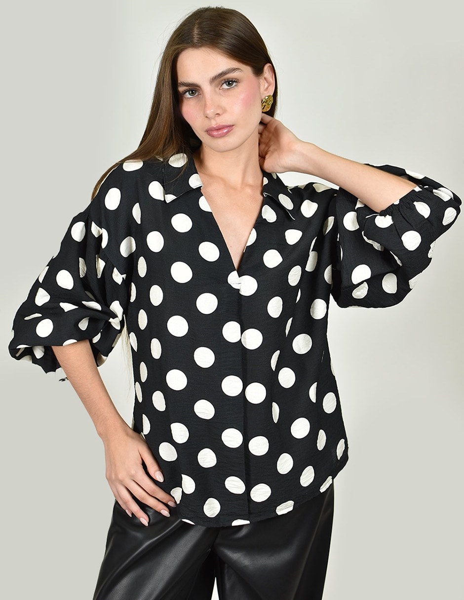 Blusa manga 3/4 para mujer Blusa manga 3/4 para mujer