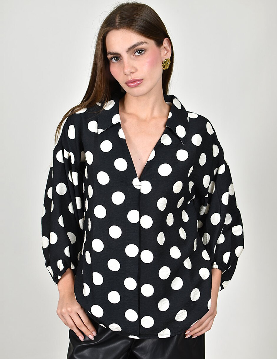 Blusa manga 3/4 para mujer 4