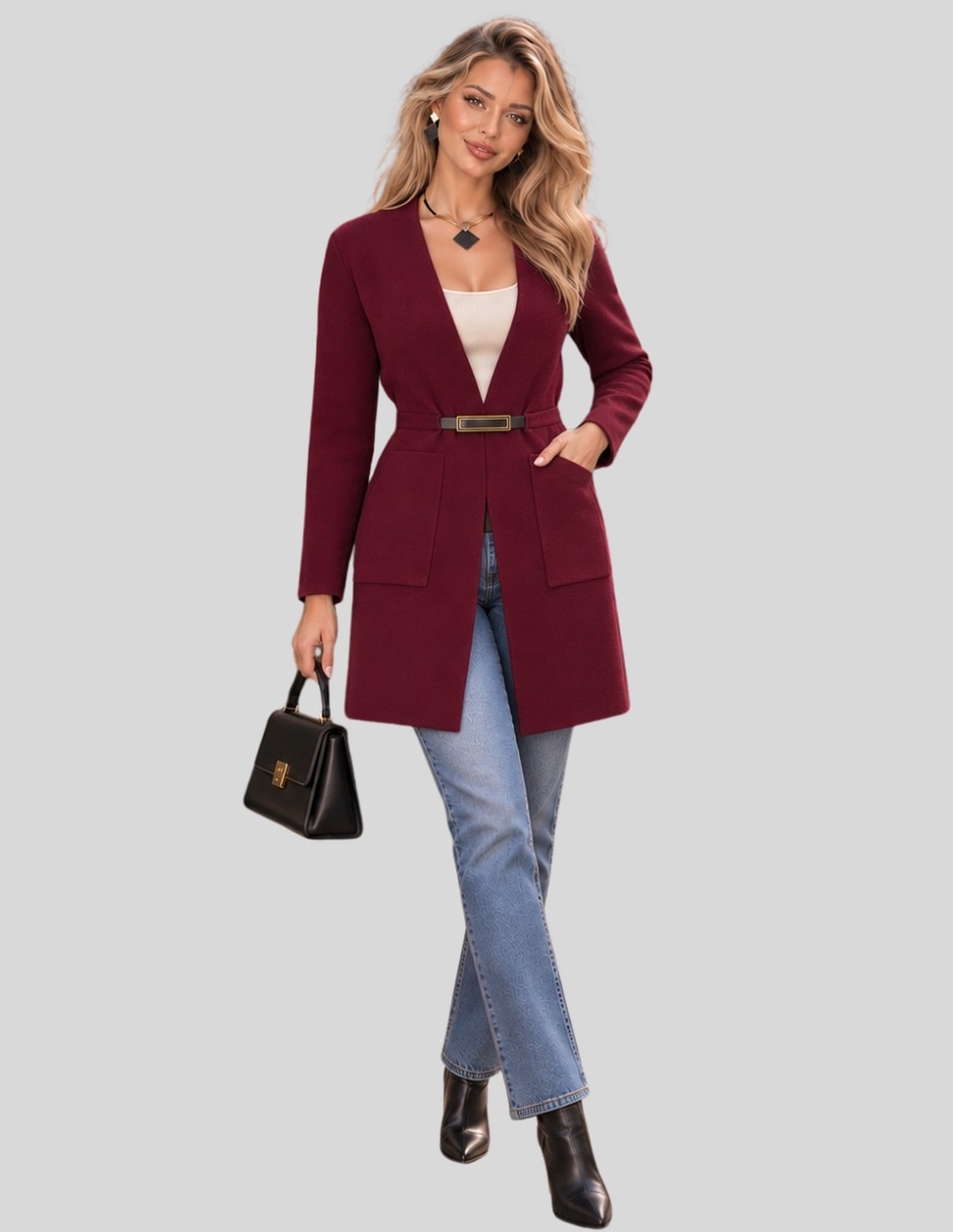 Suéter cuello abierto para mujer 2