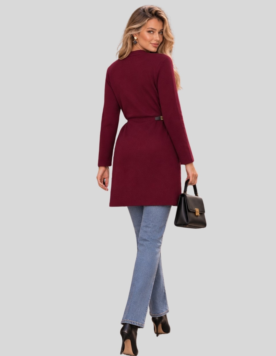 Suéter cuello abierto para mujer 4
