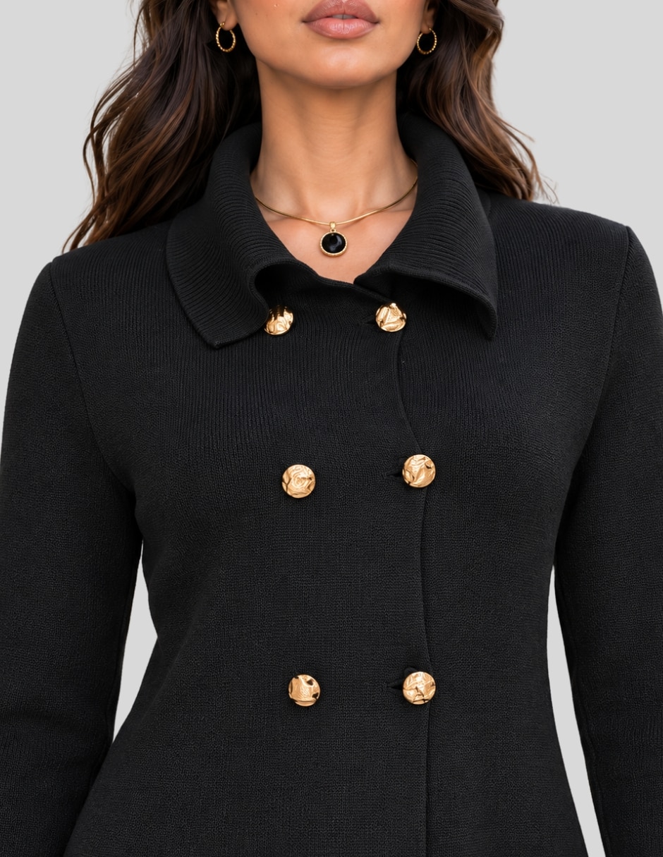 Suéter cuello v para mujer 7