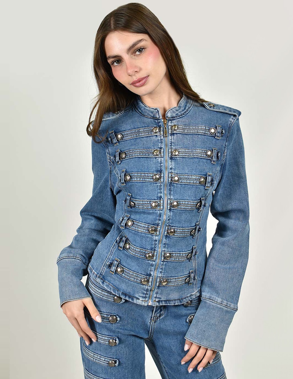 Chamarra de mezclilla para mujer Chamarra de mezclilla para mujer