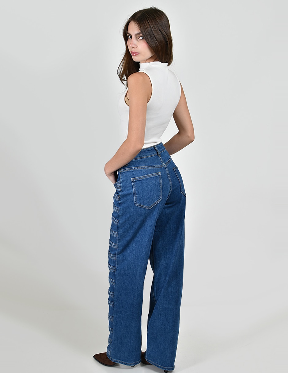 Jeans wide leg para mujer 3