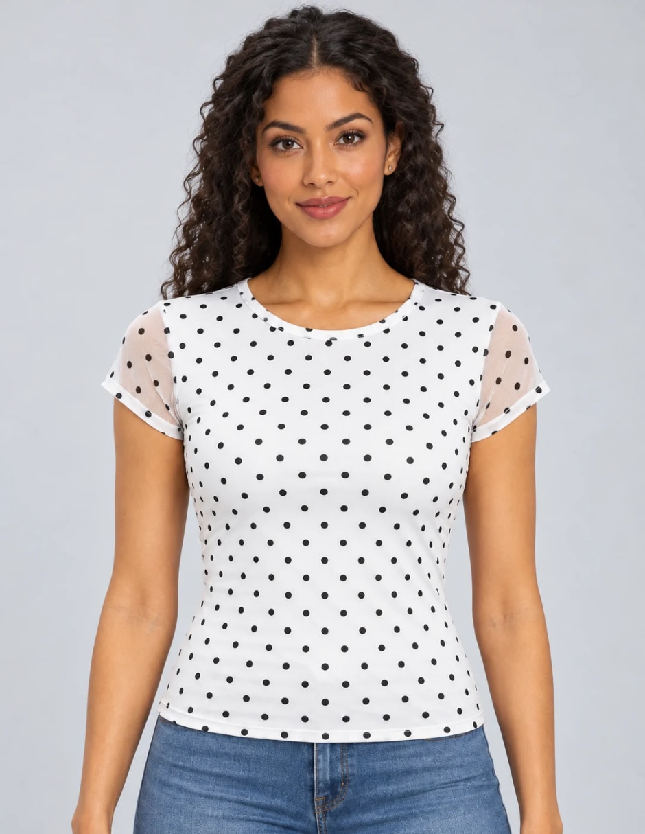Blusa manga corta para mujer Blusa manga corta para mujer