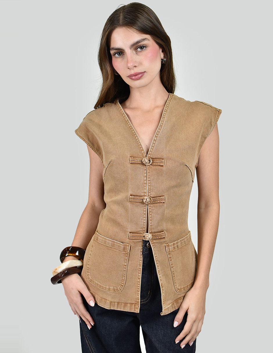Blusa manga corta para mujer 4
