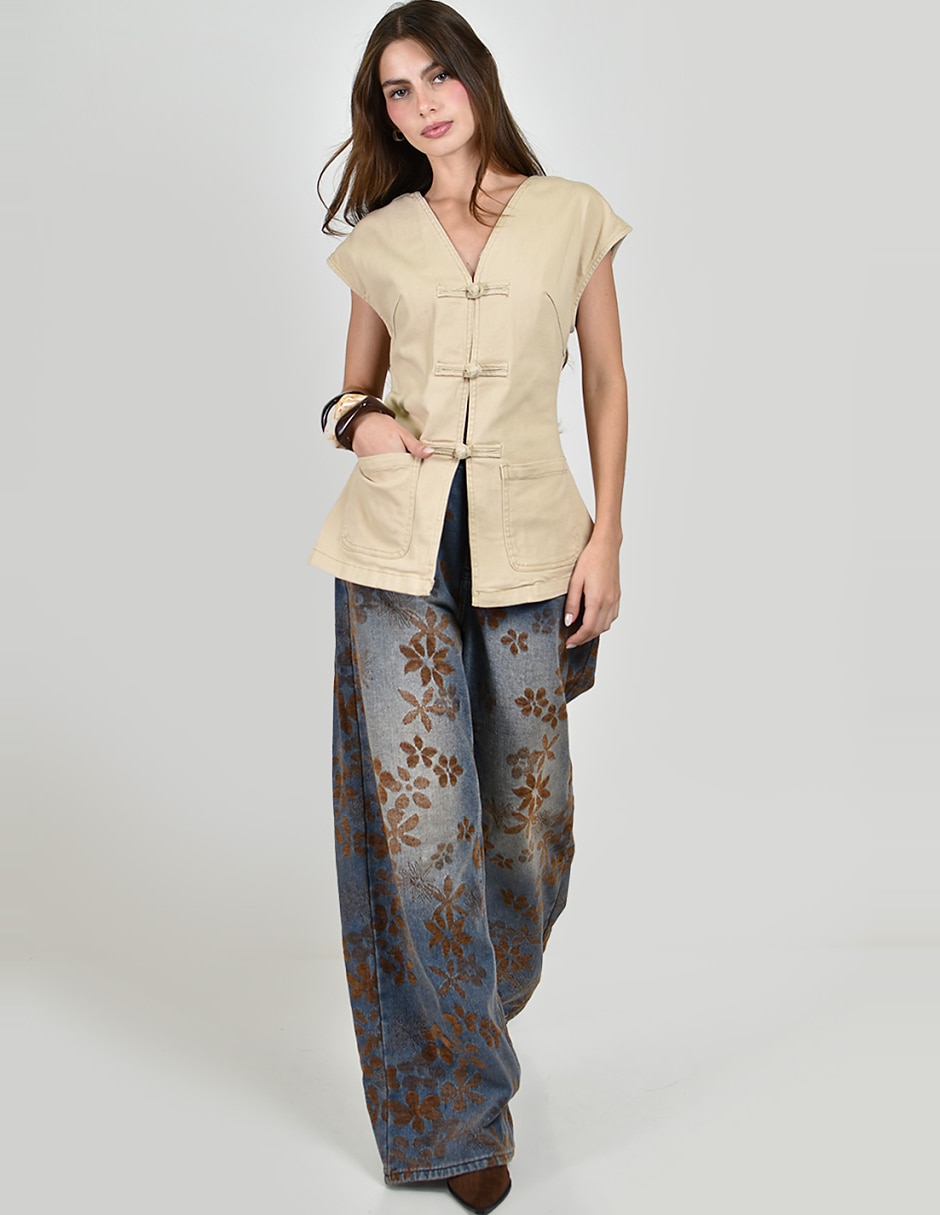 Blusa manga corta para mujer 5