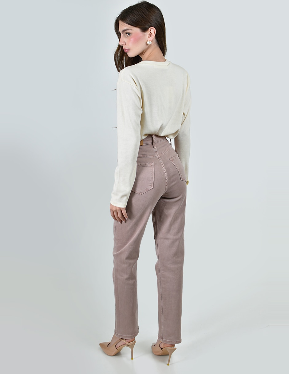 Jeans straight para mujer 3
