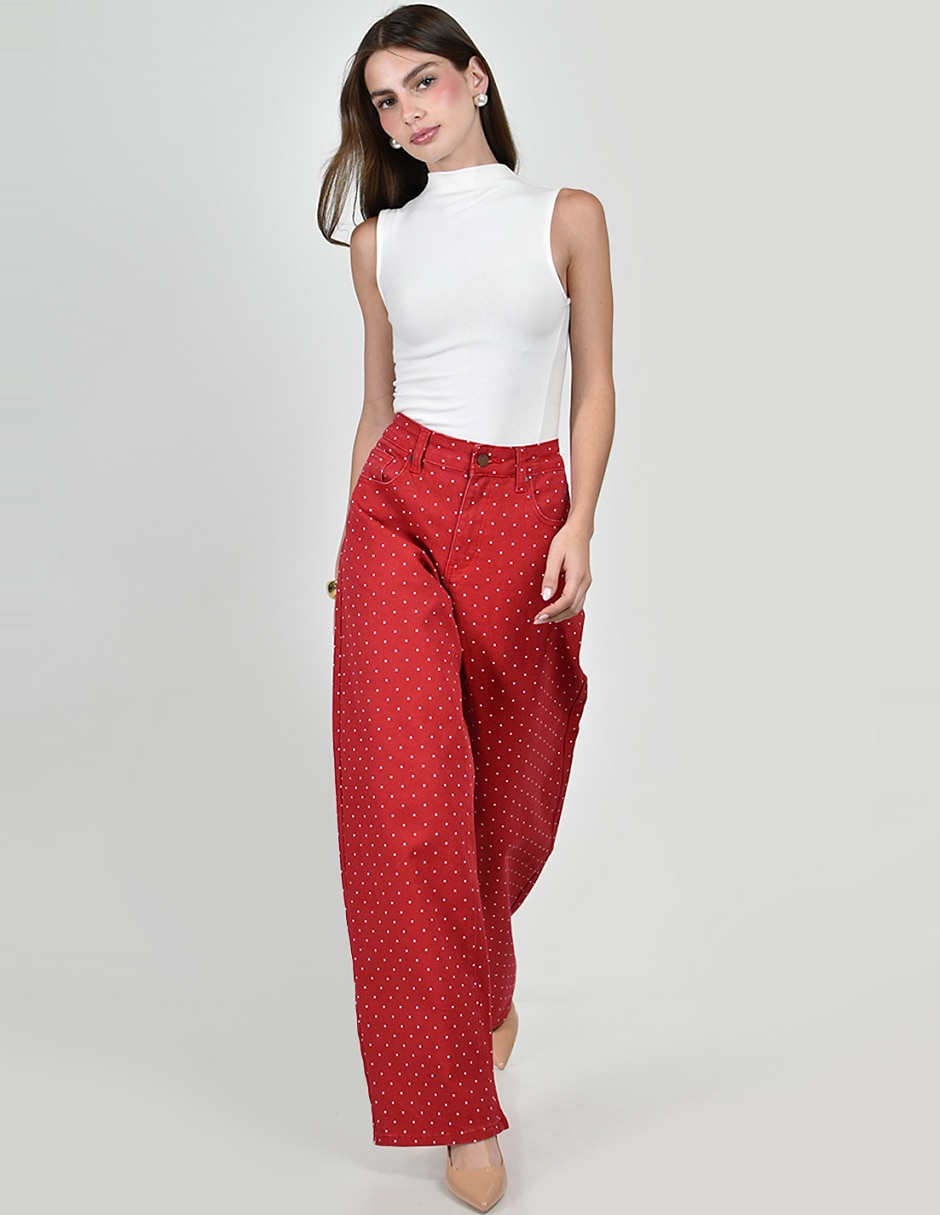 Jeans wide leg para mujer 4
