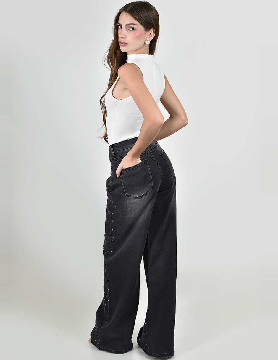 Jeans wide leg para mujer 2