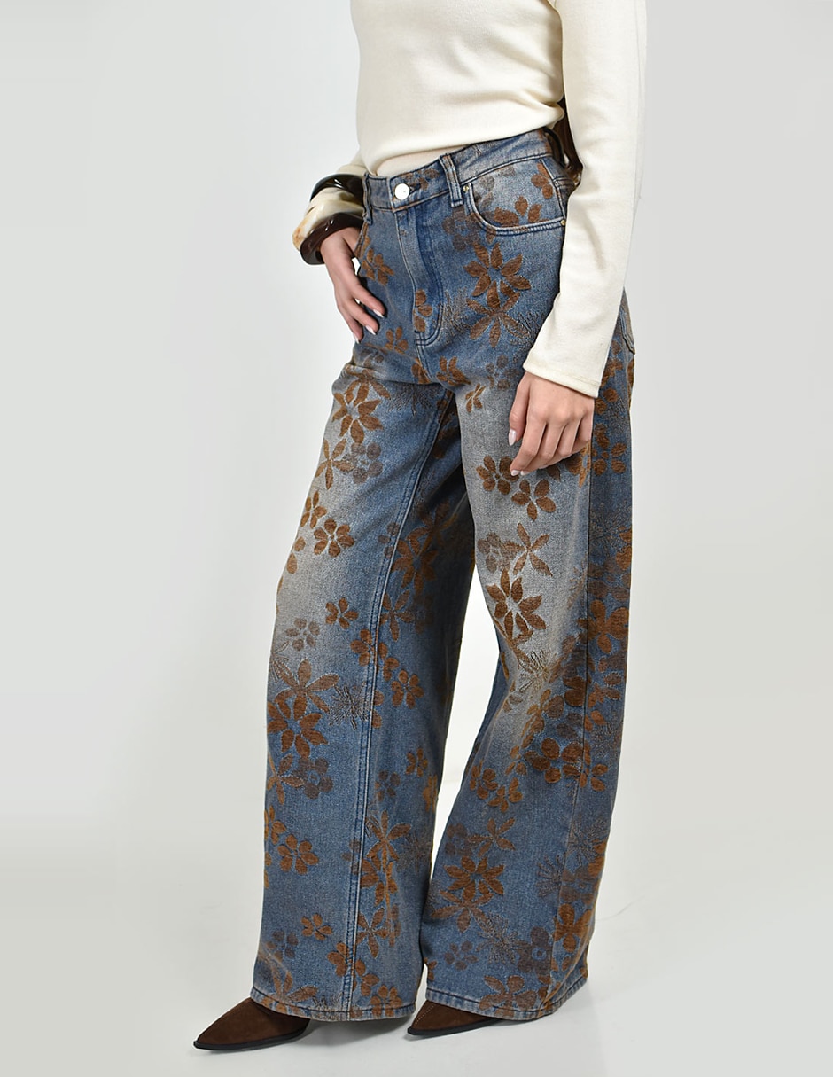Jeans wide leg para mujer 2