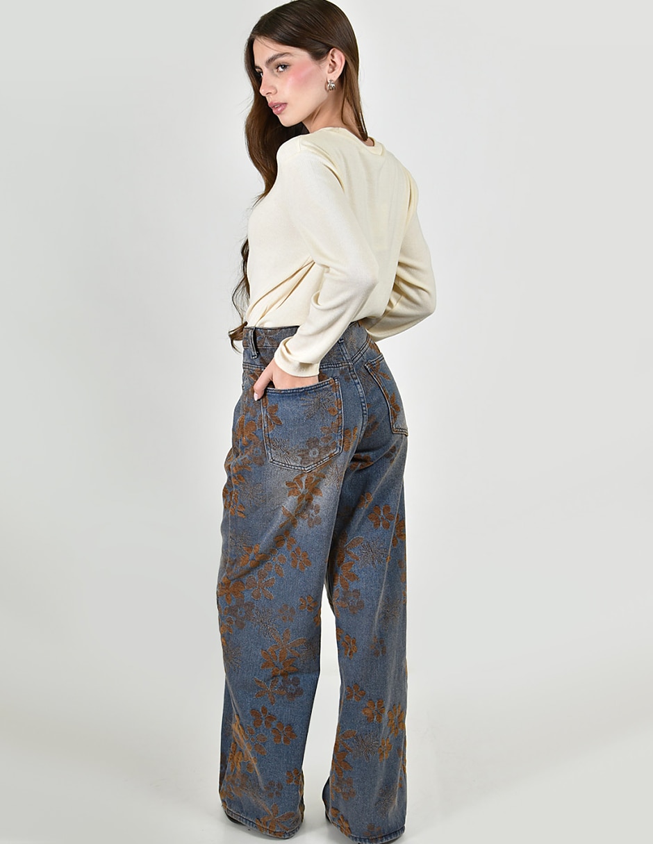 Jeans wide leg para mujer 3
