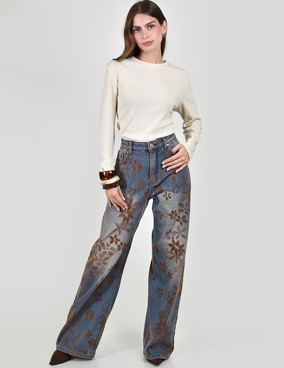 Jeans wide leg para mujer 6
