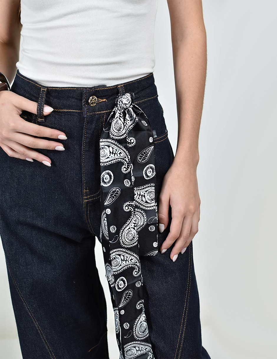 Jeans barrel para mujer 4