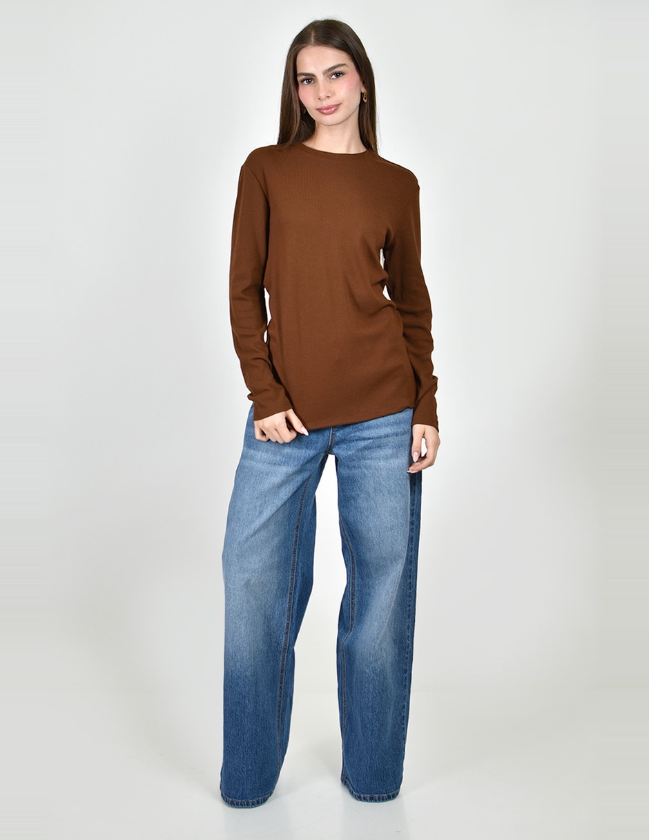 Blusa manga larga para mujer 5