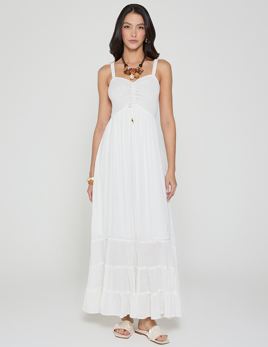 Vestido largo casual para mujer