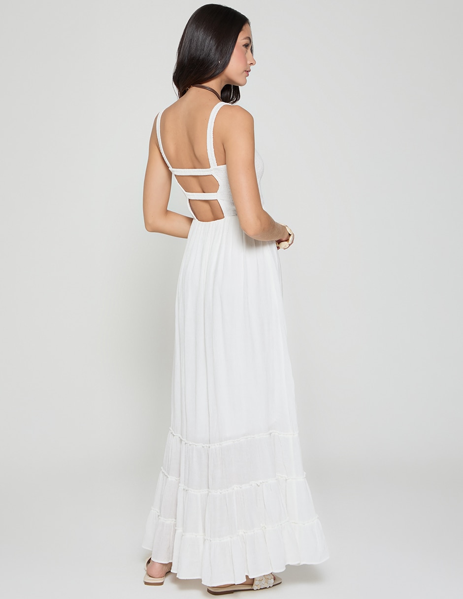 Vestido largo casual para mujer 5