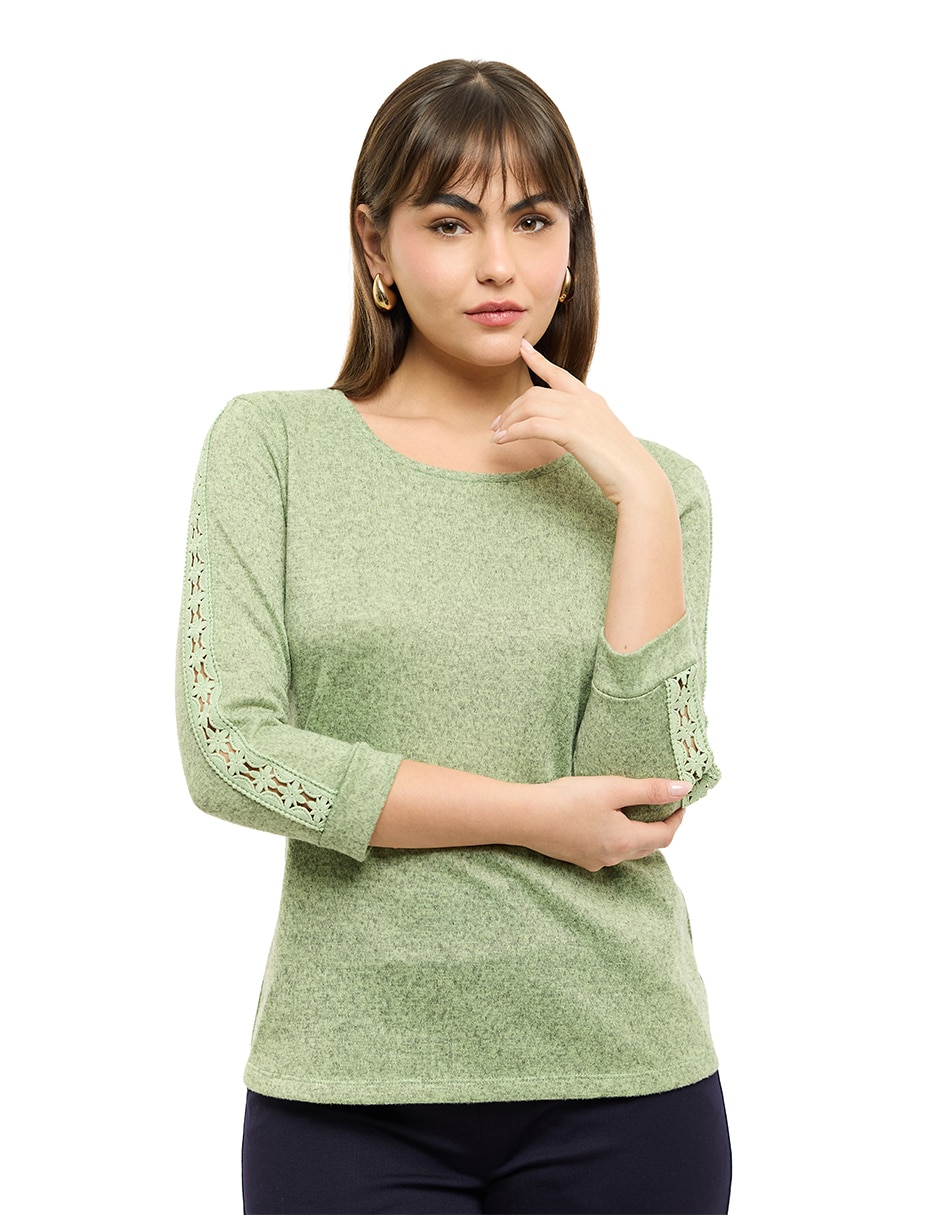 Blusa Alexis manga 3/4 para mujer